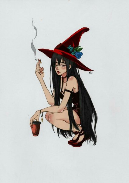 Современные ведьмочки арт