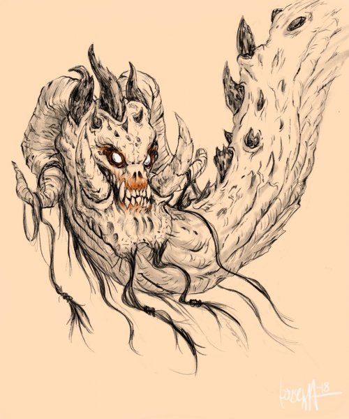 Рисунки для срисовки демоны