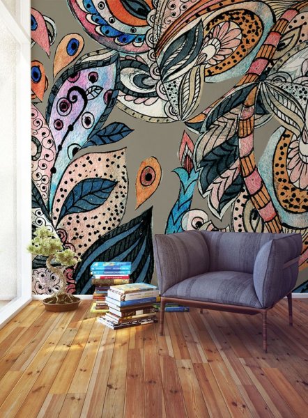 Креативная роспись стен