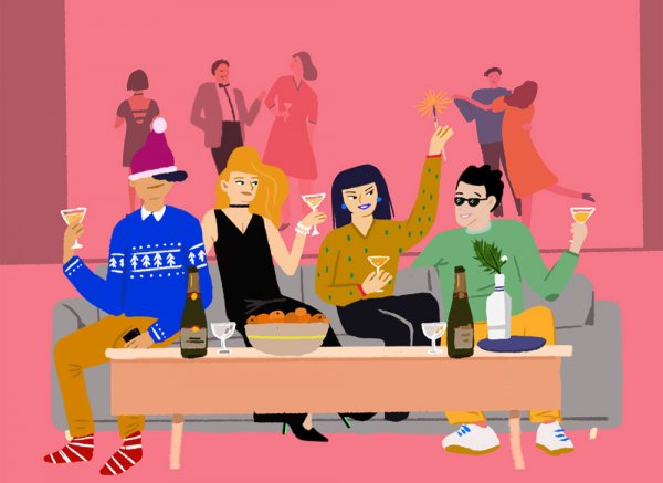 Тусовка картинки нарисованные