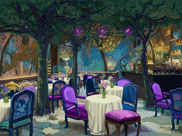 Ресторан со сказочным интерьером