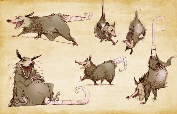 Стилизованные крысы