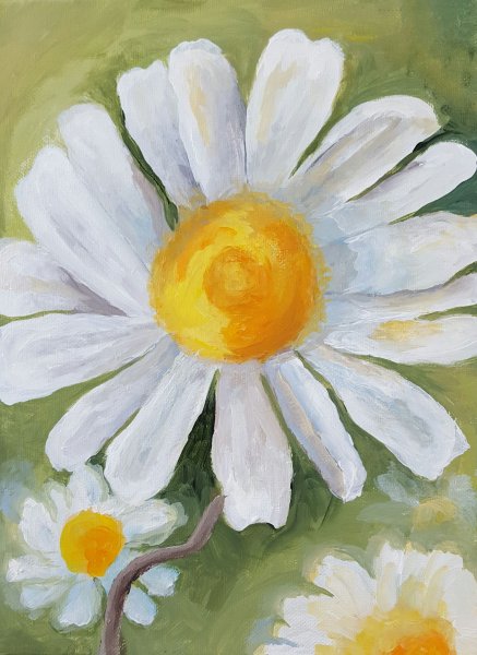 Ромашка в Paint