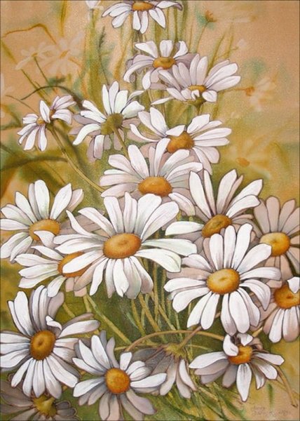 Ромашки для декупажа