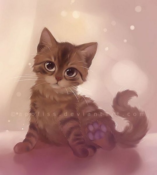 Картины Rihards Donskis коты Воители