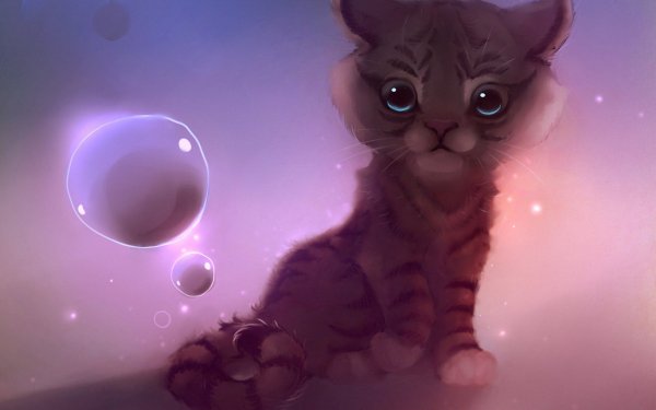 Милые котята арт