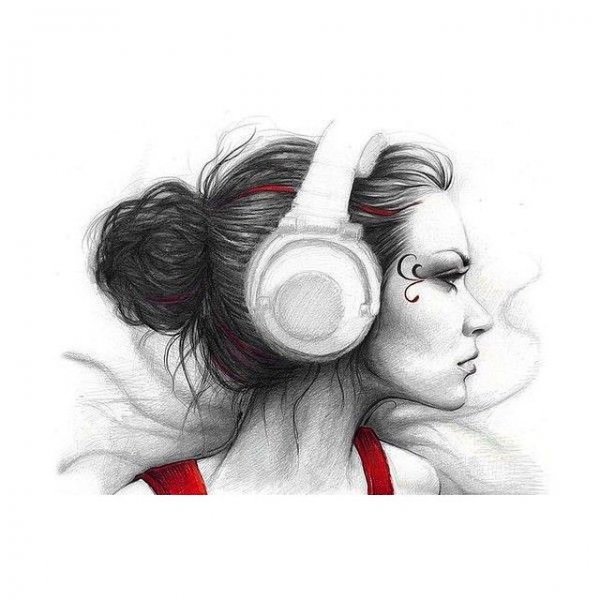 Арт наушники атмосферное