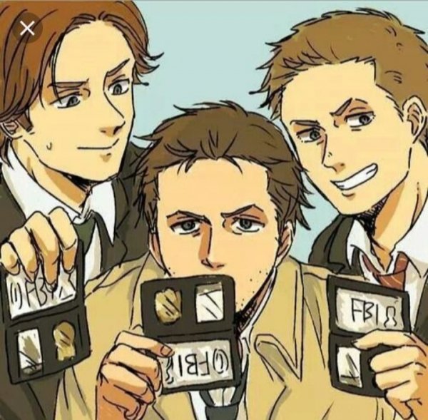 Дин и Кастиэль ФБР