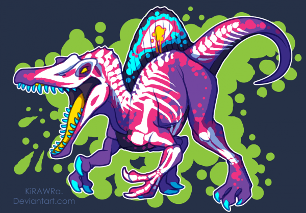 Динозавр стилизация