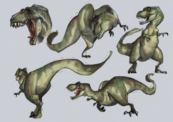 Тираннозавр рекс анатомия референс