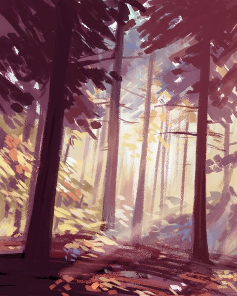 Аниме природа