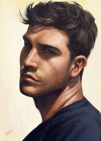 Мужской портрет арт