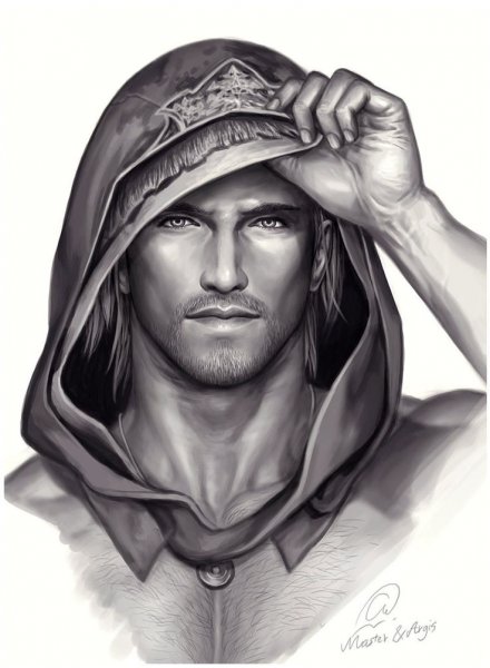 Мужчина 40 лет портрет арт