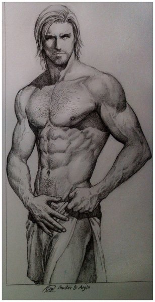 Арты портреты парней