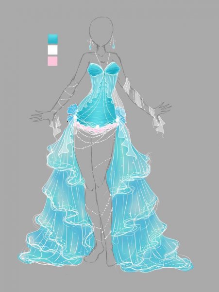 Красивые Наряды для рисования