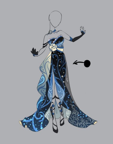 Красивые Наряды для рисования