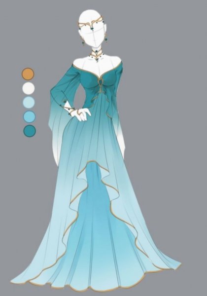 Красивые Наряды для рисования