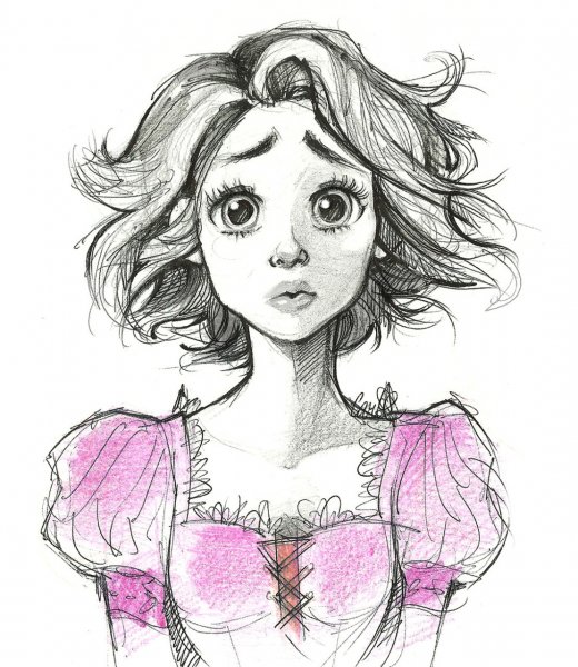 Скетчи принцесс Диснея