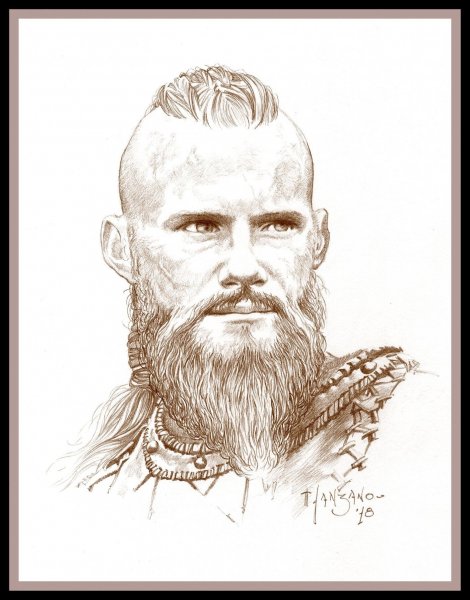 Набросок викинга