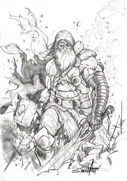 Викинг скетч