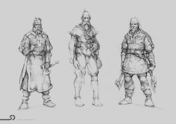 Нордическая женщина арт