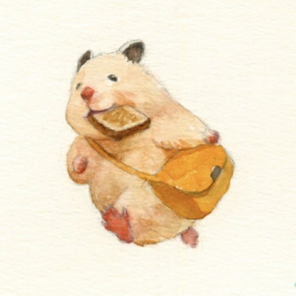 Стилизованный хомяк