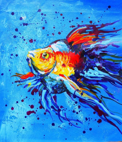 Рыбки маслом