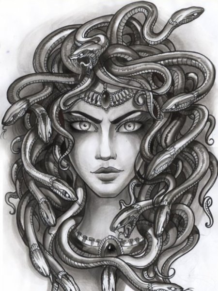 Голова медузы Горгоны