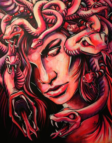 Медуза Горгона арт