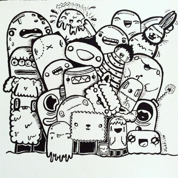 Рисунки в стиле Doodle