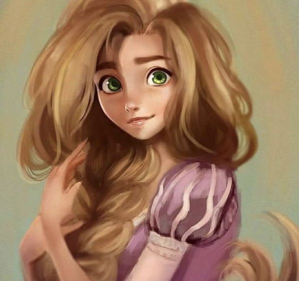 Рапунцель фан арт