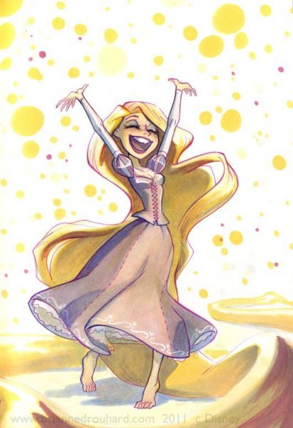 Рапунцель новая история Рапунцель карандашом