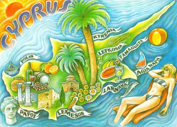Кипр рисунок