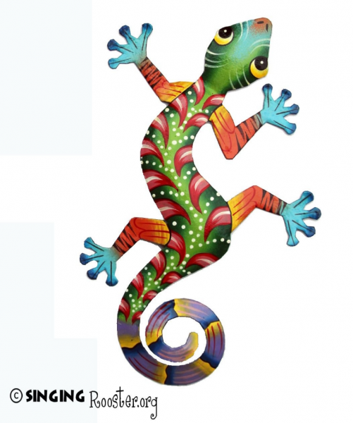 Ящерица геккон арт