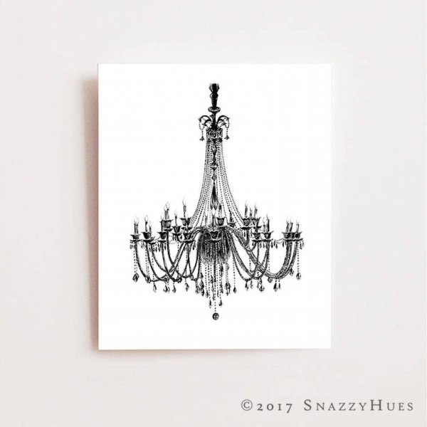 Люстра набросок