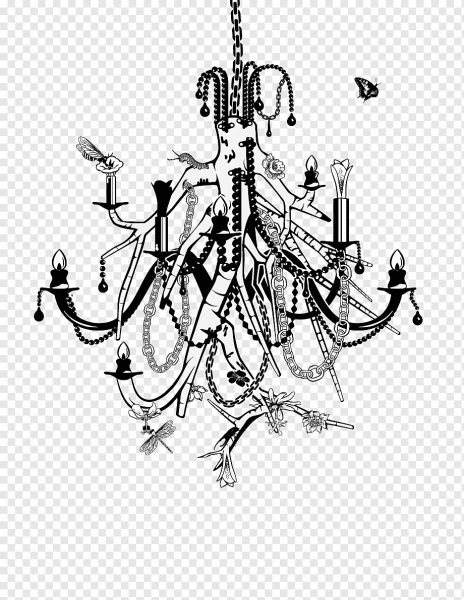 Трафарет люстра