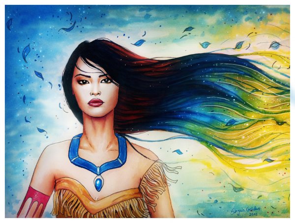 Цветная Покахонтас