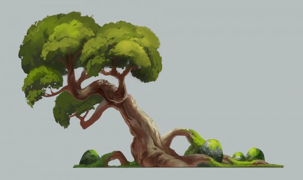 Дерево в иллюстраторе