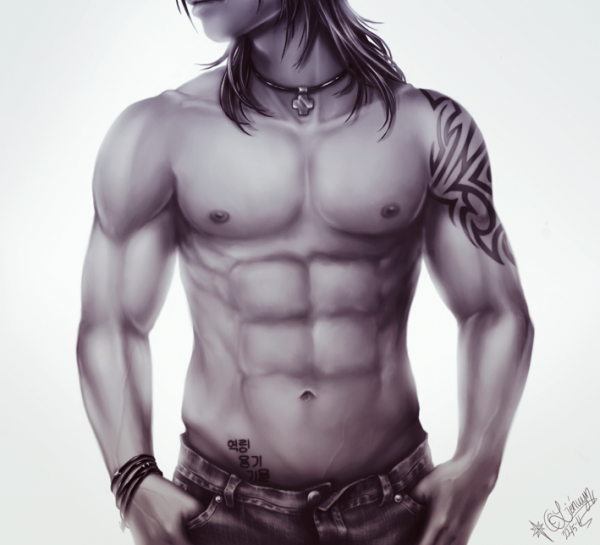 Диджитал портрет мужчина