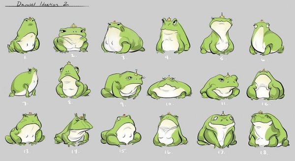 Референсы лягушек