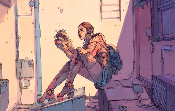 Киберпанк иллюстратор