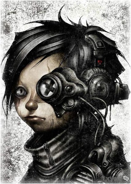 Киберпанк 2077 эскизы