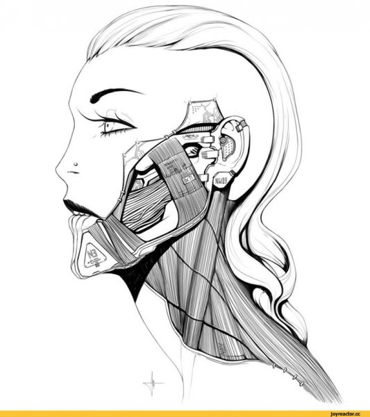 Киберпанк стиль рисования