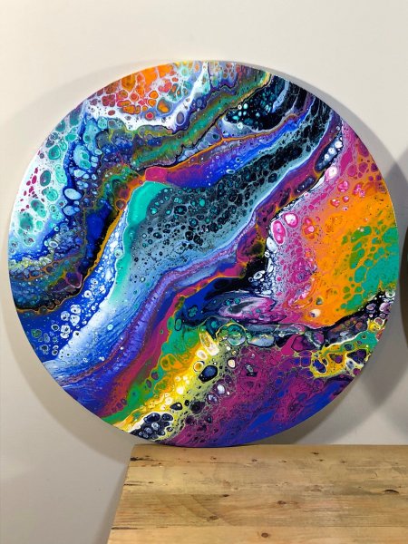 Флюид арт техника