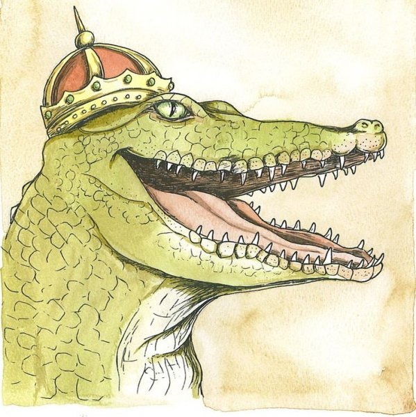 Симпатичный крокодил