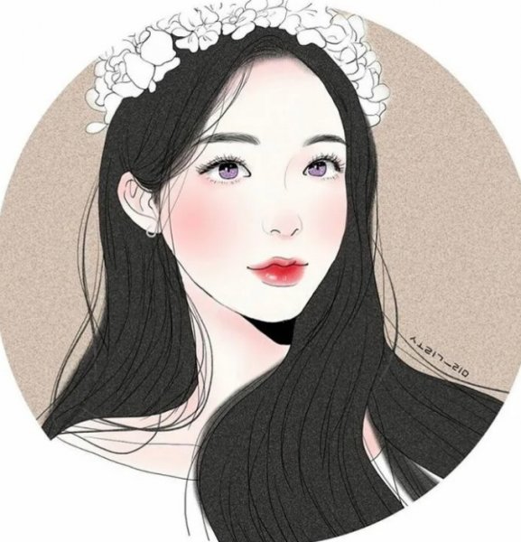 Нарисовать кореянку