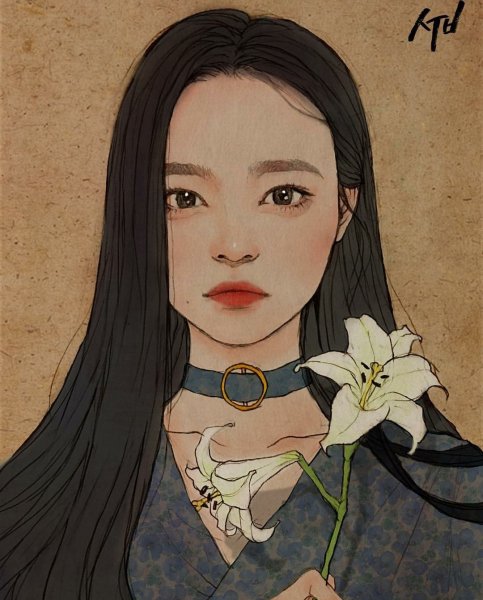 Корейский стиль рисования