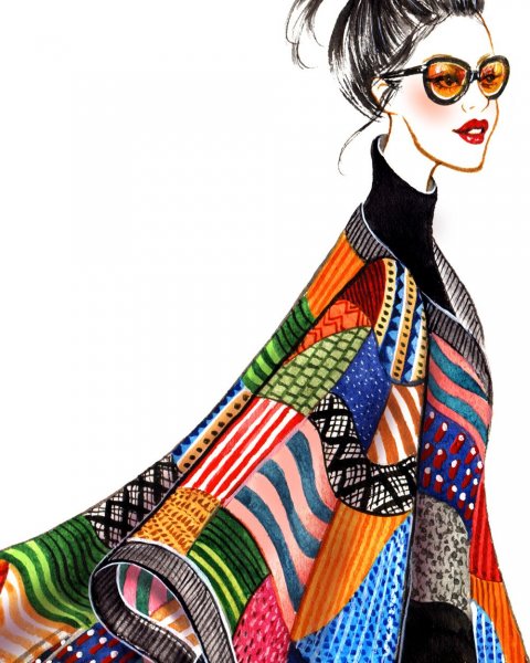 Стильные иллюстрации