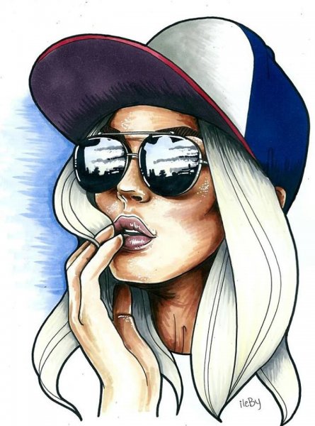 Мультяшные модные девушки