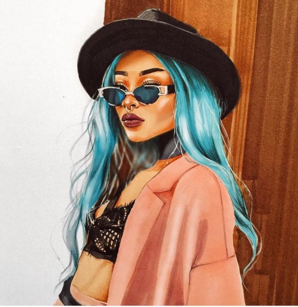 Модные иллюстрации девушек